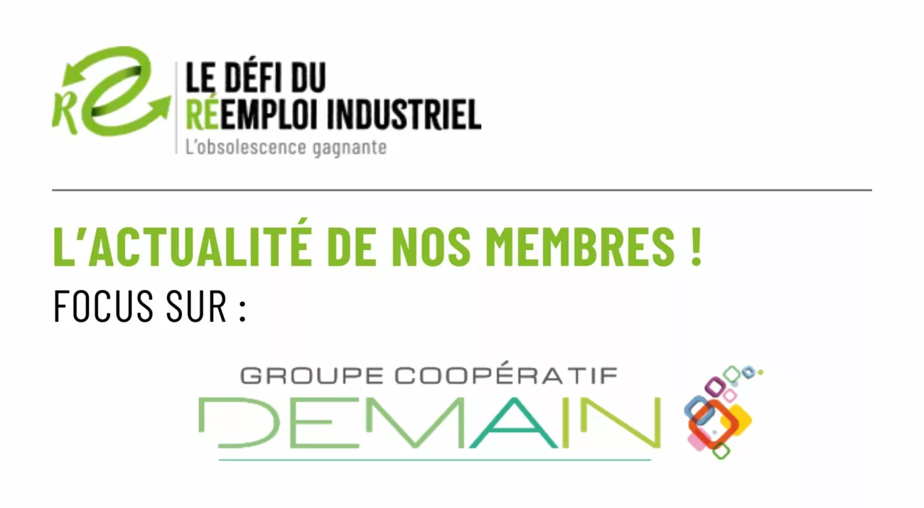 Bannière - L'actualité de nos membres : Groupe coopératif demain